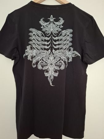 Roberto Cavalli T-Shirt Schwarz Grösse M mit Print