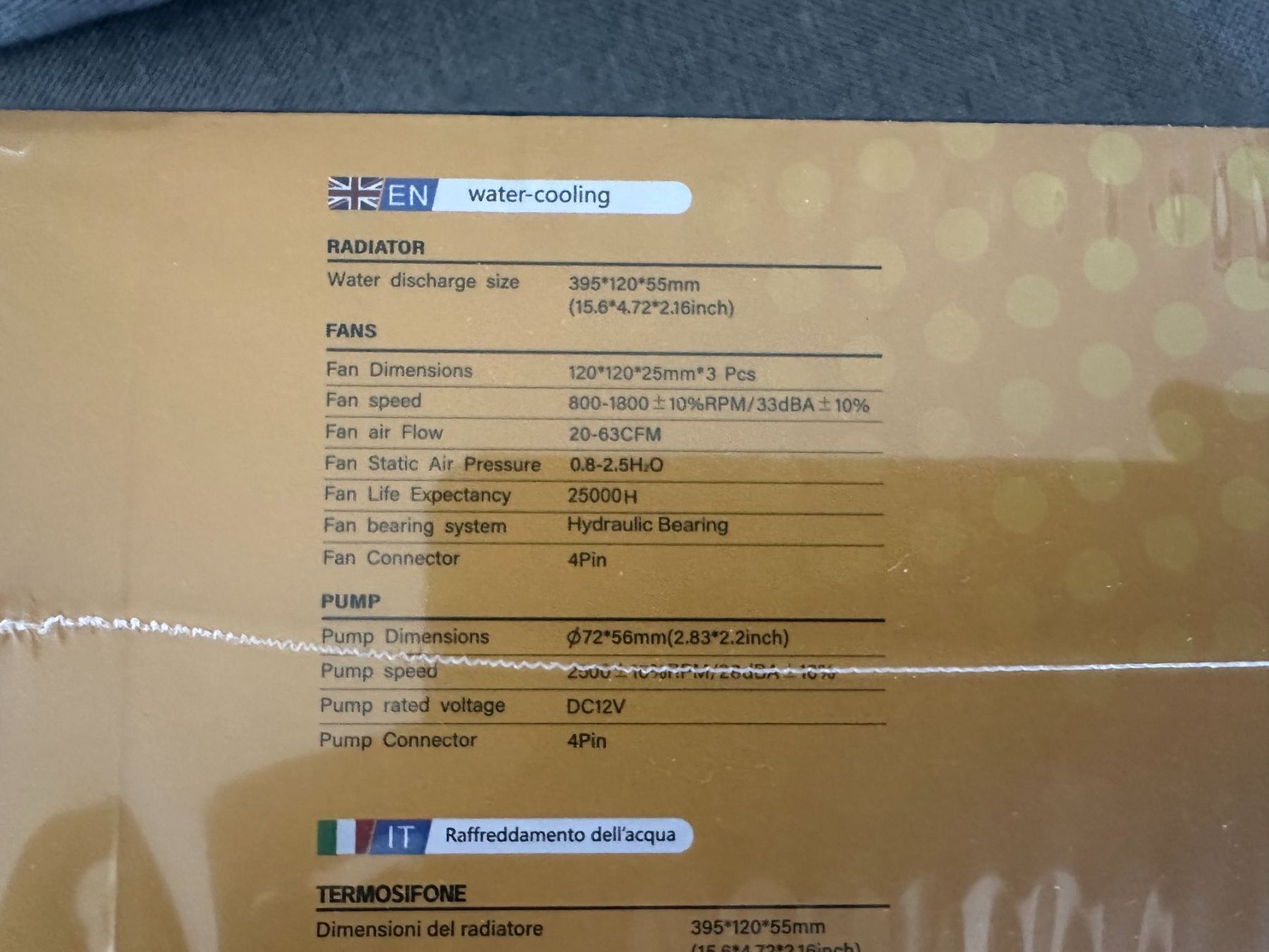 PC: pc Wasserkühler – Nuovo e nell'imballaggio originale da Roggwil BE venduto da shirini1996 2