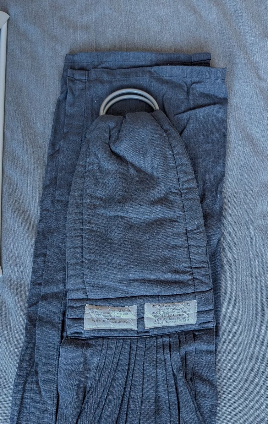 Bauch- & Rückentragen: Baby ring sling - Maya Wraps - size M – Gebraucht aus Zürich von dominko 1