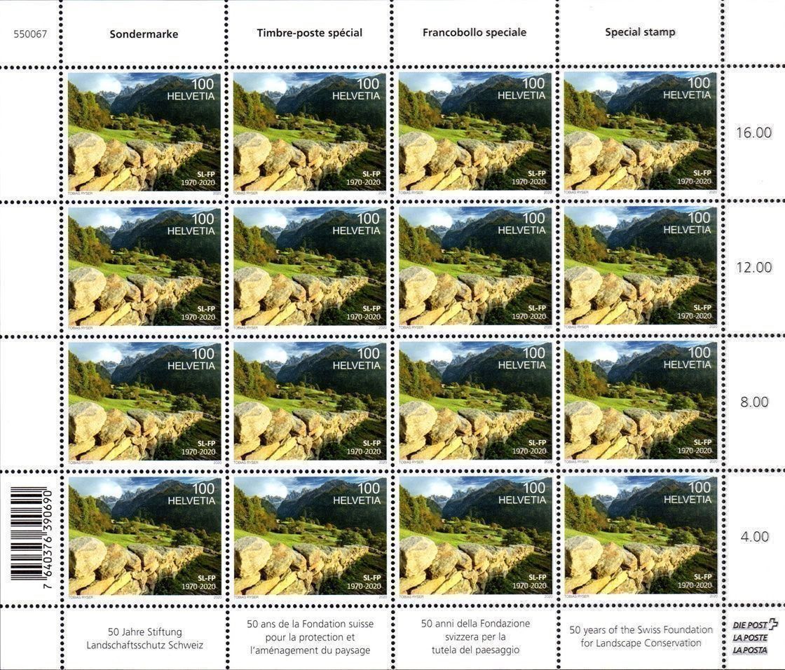 Tutti i francobolli: Bogen Landschaftsschutz Schweiz** – Nuovo (secondo la descrizione) da Dottikon venduto da haeusibuh5