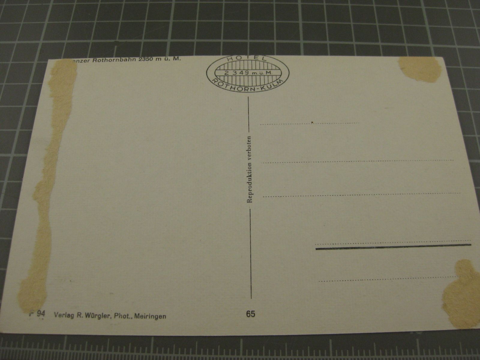 Cartoline postali: Brienz Rothorn Bahn – Usato da Malters venduto da Marosko 1