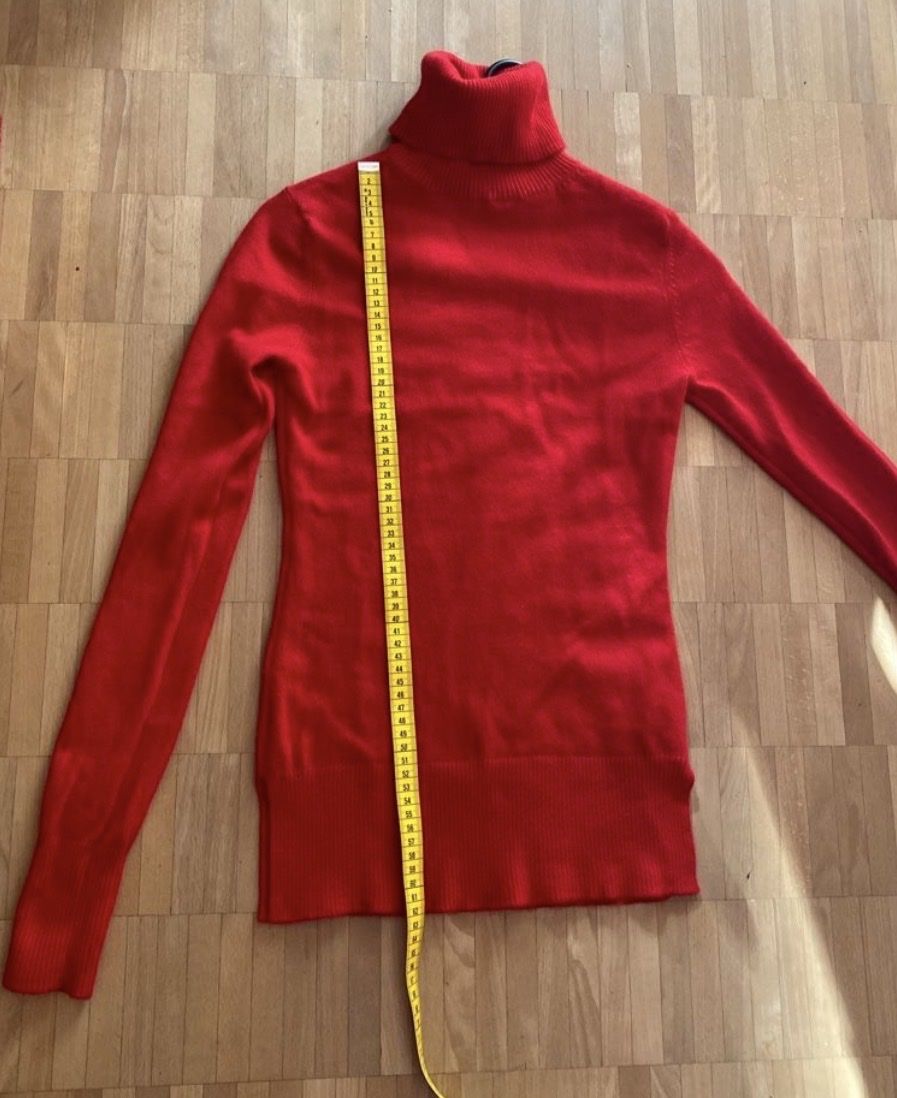 Maglioni & Felpe: JUST CASHMERE Rollkragenpullover Rot, Gr. S/36 – Usato da Zürich venduto da LuxuryJewellery 3