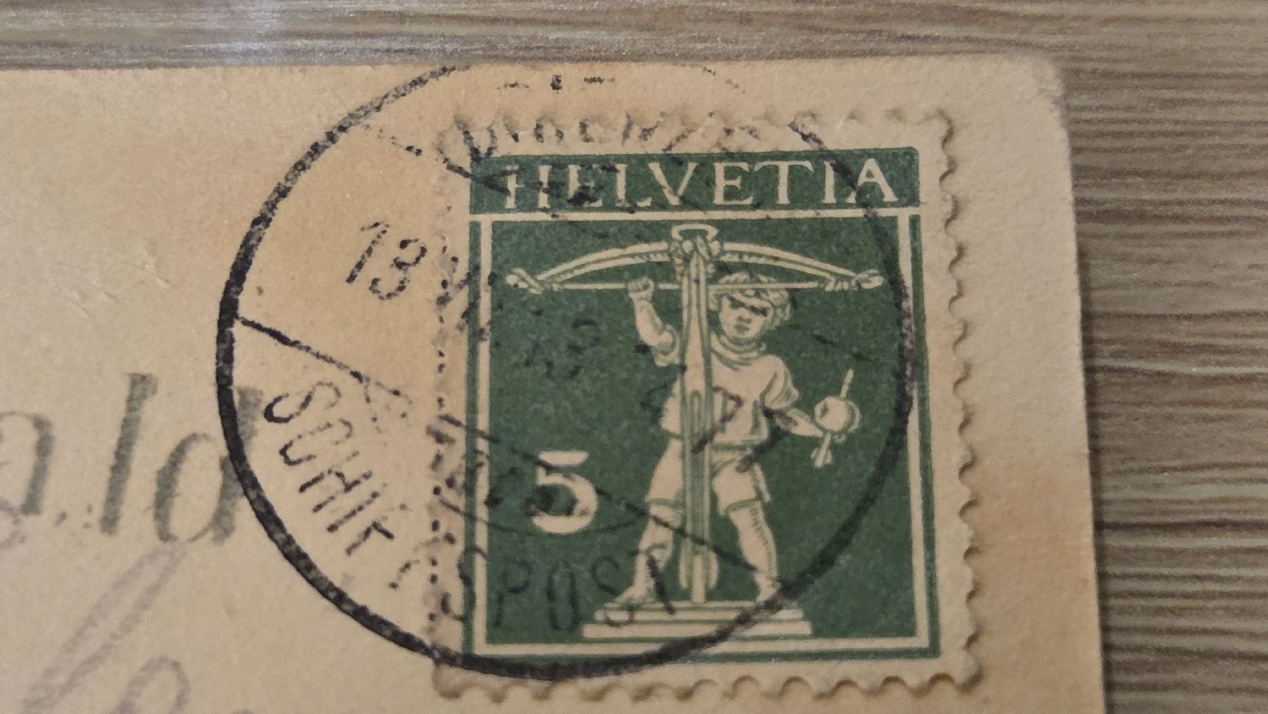 Tutti i francobolli: 1913 Schiffspost Stabstempel ISELTWALD – Usato da Arni AG venduto da Moth68 1