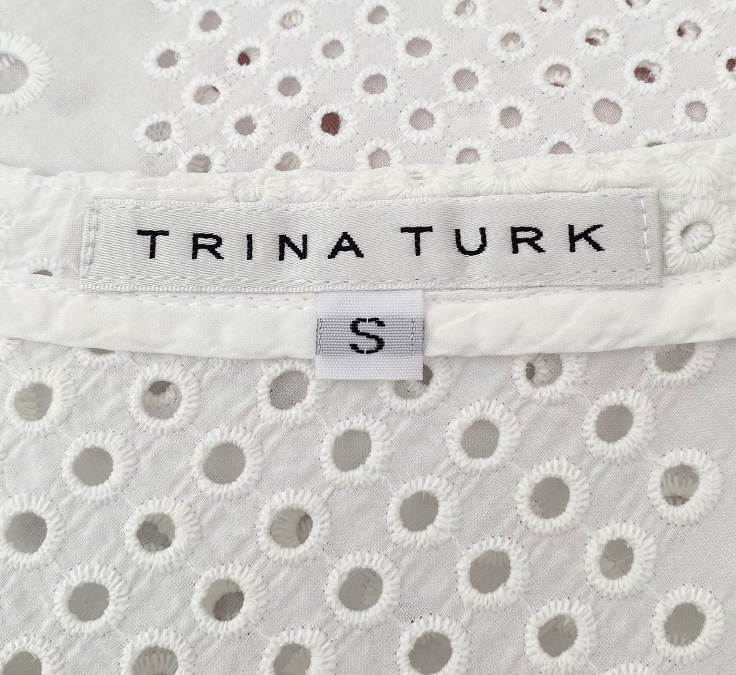 Blusen: Trina Turk Bluse aus Baumwolle Grösse S – Gebraucht aus Oberwil BL von Leni-Mischi 3