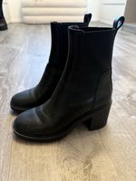 Copenhagen Lederstiefeletten Schwarz Gr. 37
