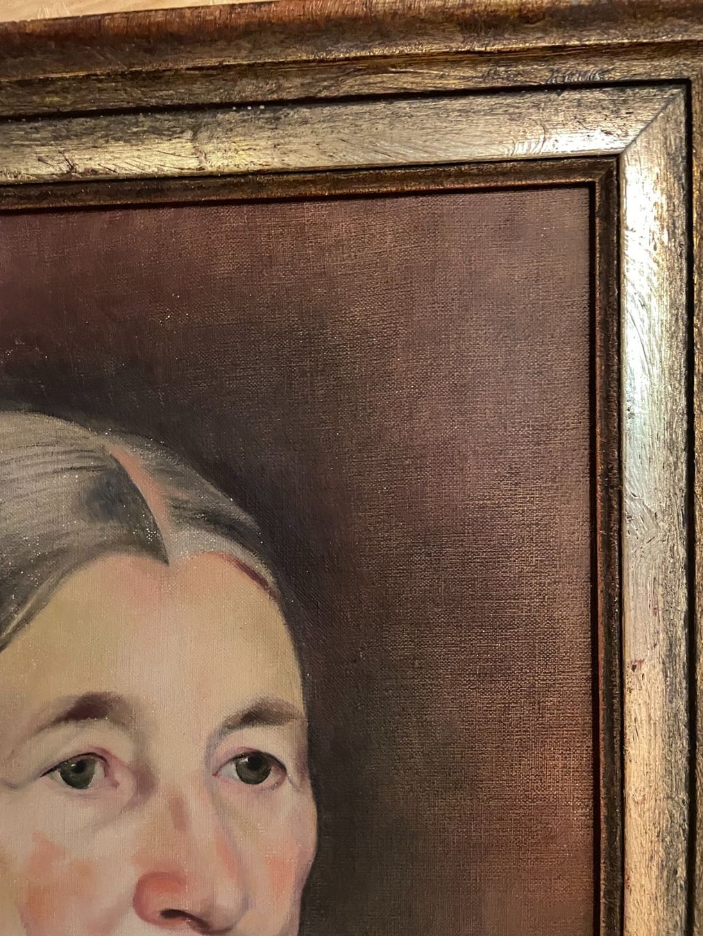 Dipinti: Gemälde Ölgemälde Bild Portrait "Oma" sig. Hellweg 1933 – Usato da Oftringen venduto da noreply 3