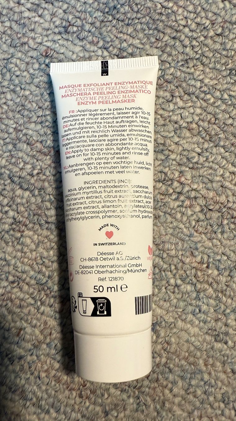 Cura del viso: Dessee Enzyme Peeling Mask - UNGEÖFFNET – Nuovo e nell'imballaggio originale da Samedan venduto da Gischpel25 1