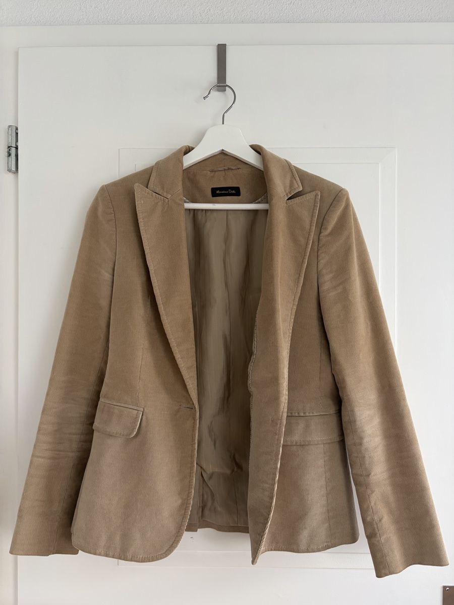 Massimo Dutti Completi & Tailleur: Massimo Dutti Cordsakko beige – Usato da Winterthur venduto da fro84