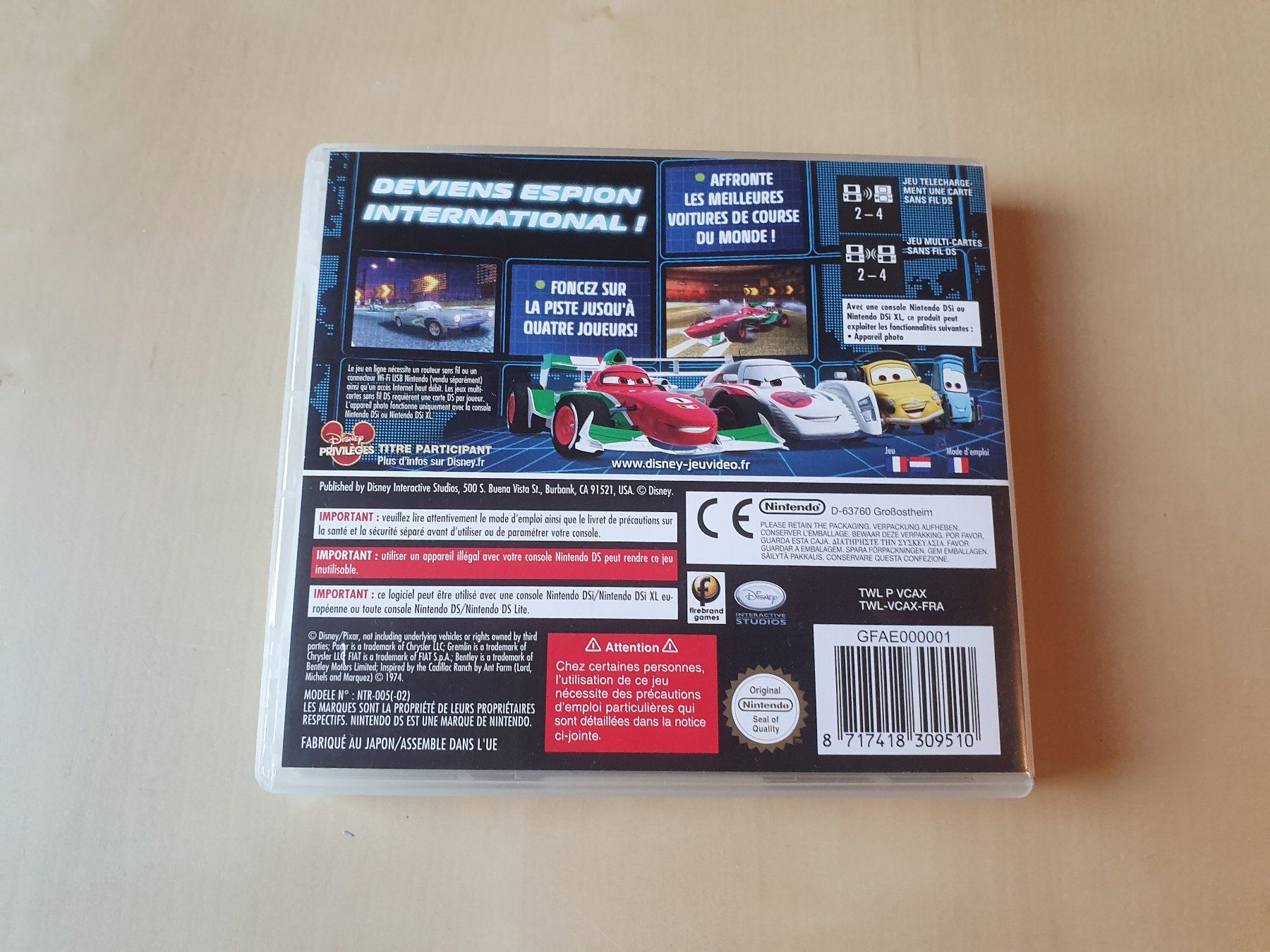 Nintendo Spiele: Cars 2 FRA – Gebraucht aus Stansstad von collectorsshop 1
