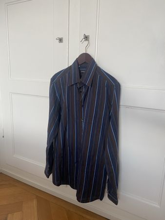 Dolce & Gabbana gestreiftes Hemd, Größe 42 / 16,5