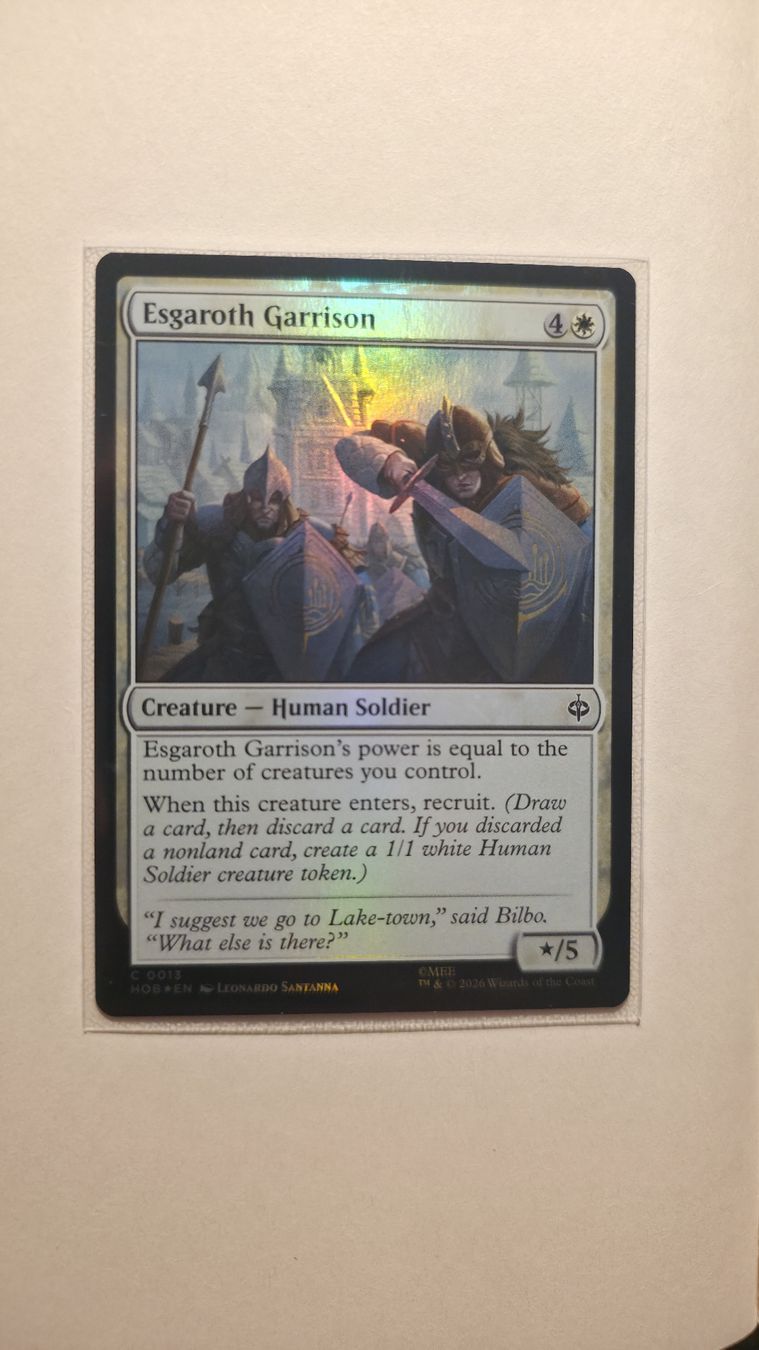 Magic The Gathering Carte collezionabili: Hobbit 4 white FOIL cards - Mint  – Nuovo (secondo la descrizione) da La Tour-de-Peilz venduto da val_h8g8