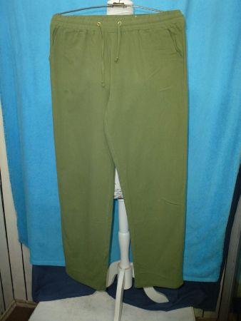 SCHLUPFHOSE OLIV GR M GUMMIZUG IM BUND BAUMWOLLMISCHUNG DÜNN