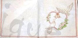 Serviette tauben (e26) 2Stk.