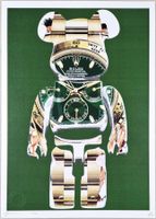 Death NYC Ltd Ed Pop Art Druck " Rolex Bearbrick