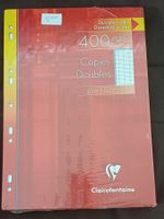 Copies doubles, 90g, gros carreaux, Clairefontaine, par 400