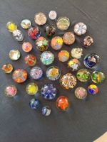 Sammlung Glas-Briefbeschwerer (36 Stk.) Murano / Vintage