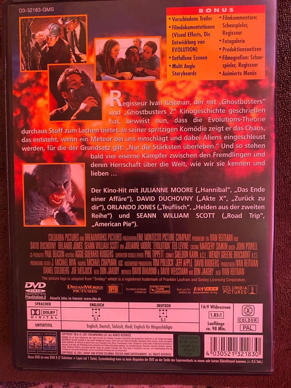 Tutti i DVDs: Evolution – Usato da Riemenstalden venduto da engels_z 1