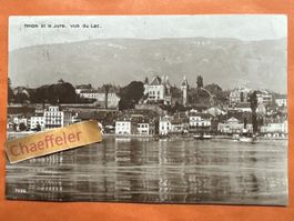 1923 Nyon und Jura, vom See aus.