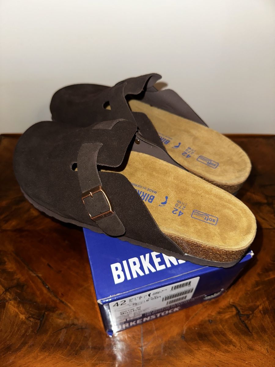 Birkenstock Scarpe da uomo: Birkenstock Boston mocha  – Nuovo (secondo la descrizione) da Genève venduto da rom_56hd