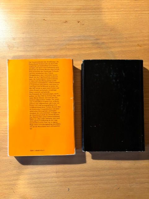 Libri: 2 Bücher "Eichmann" – Usato da Seon venduto da retep012 1