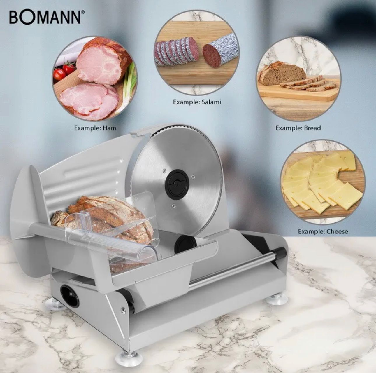 Küchengeräte: + Allesschneider Brotschneider Wurstschneidemaschine – Neu und originalverpackt aus Amriswil von JaJa-Express 5