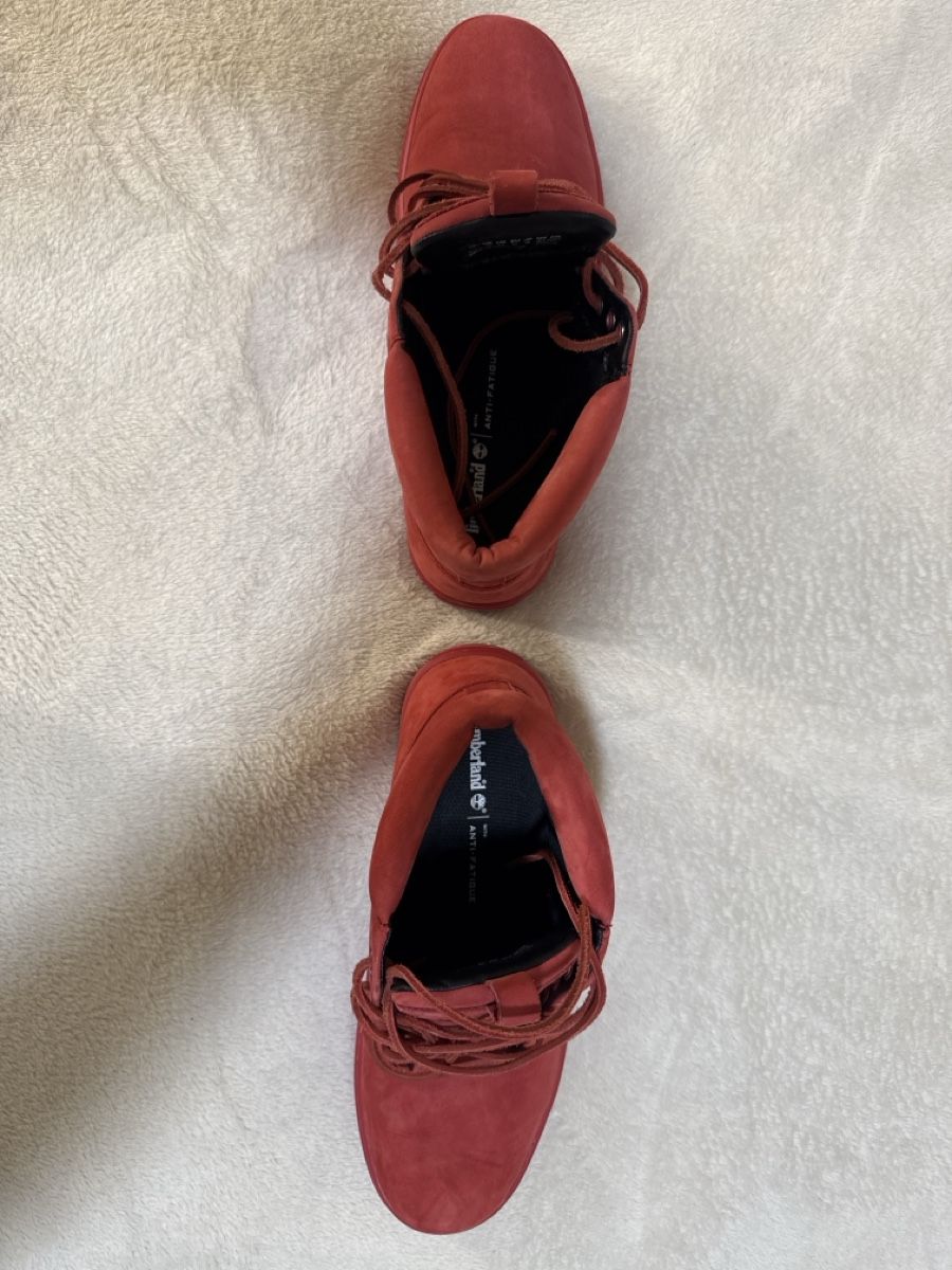 Timberland Scarpe da uomo: Timberland Herren Schuhe, Grösse 44, Herbst Rot, Top! – Nuovo (secondo la descrizione) da Zürich venduto da cos_77lj 2
