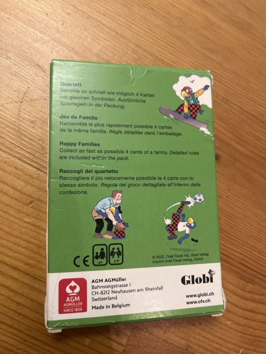 Giochi: Quartett Globi Sport – Usato da Andelfingen venduto da estark 1