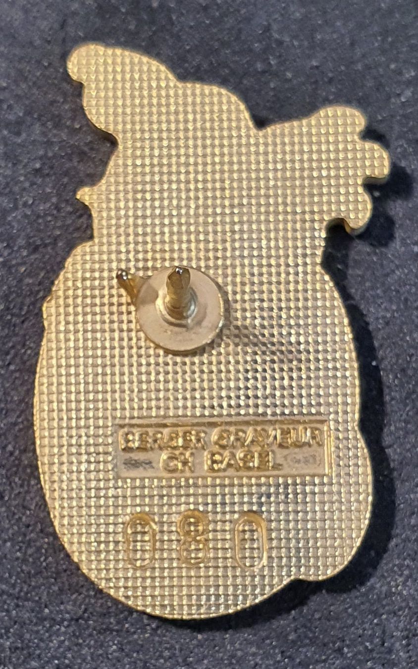 Placchette & Badge: CC094 - Pin Basel Basilisk aus dem Ei / Baslerstab – Usato da Reinach BL venduto da Boston-Verkauf 1