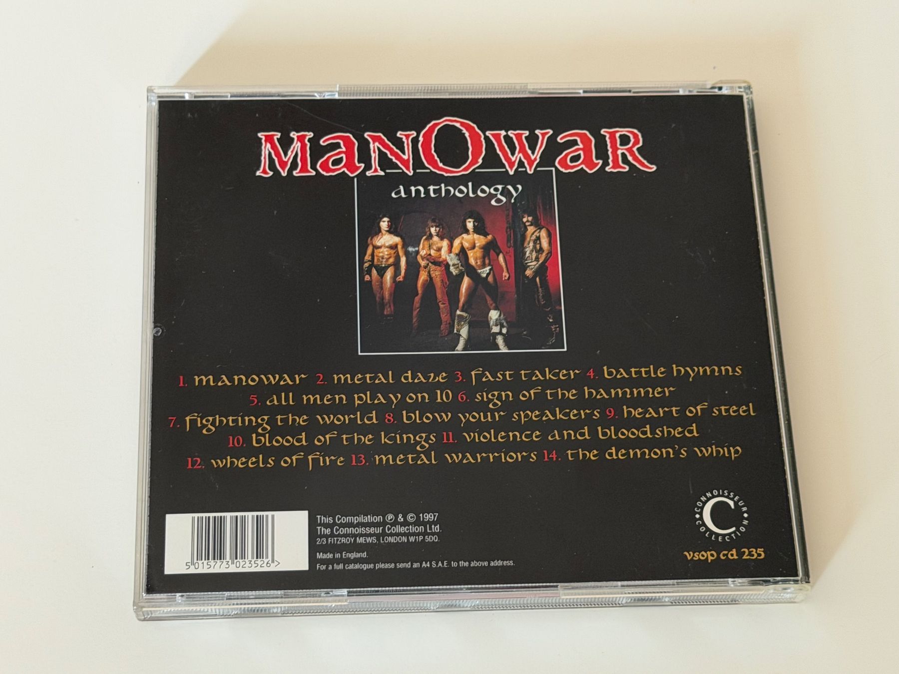 CD: Manowar anthology CD guter Zustand – Usato da Altstätten SG venduto da sheamus 1