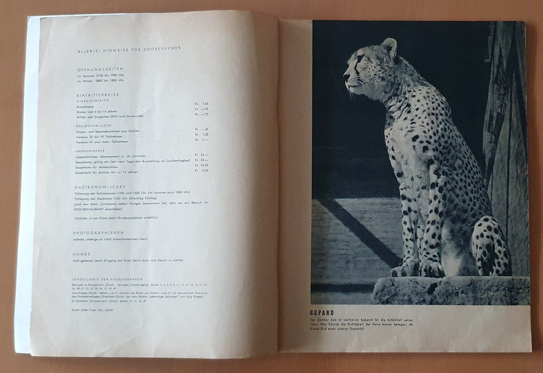 Riviste & Magazine: Zürcher Zoo - Heft 1953 – Usato da Kreuzlingen venduto da Rschweiz1 2