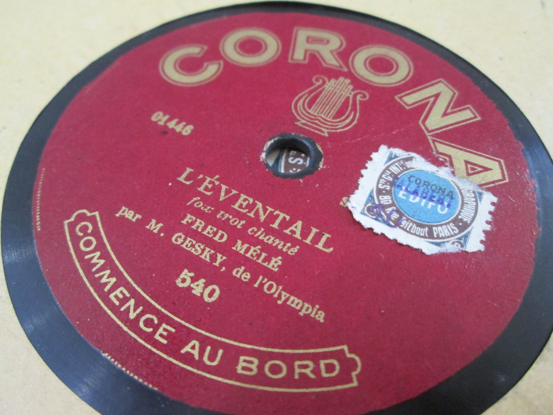 Vinyles: DISQUES 78 TOURS – D'occasion à Lausanne par Leag 7