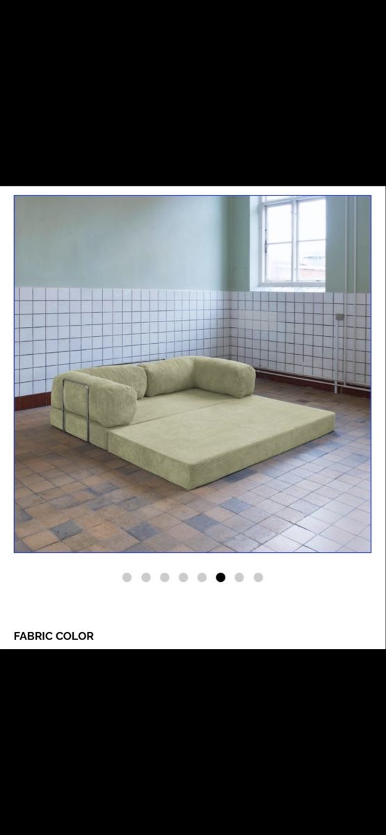OMHU Sofas: OMHU Teddy Sofa Olive – Gebraucht aus Zürich von Fl0 4