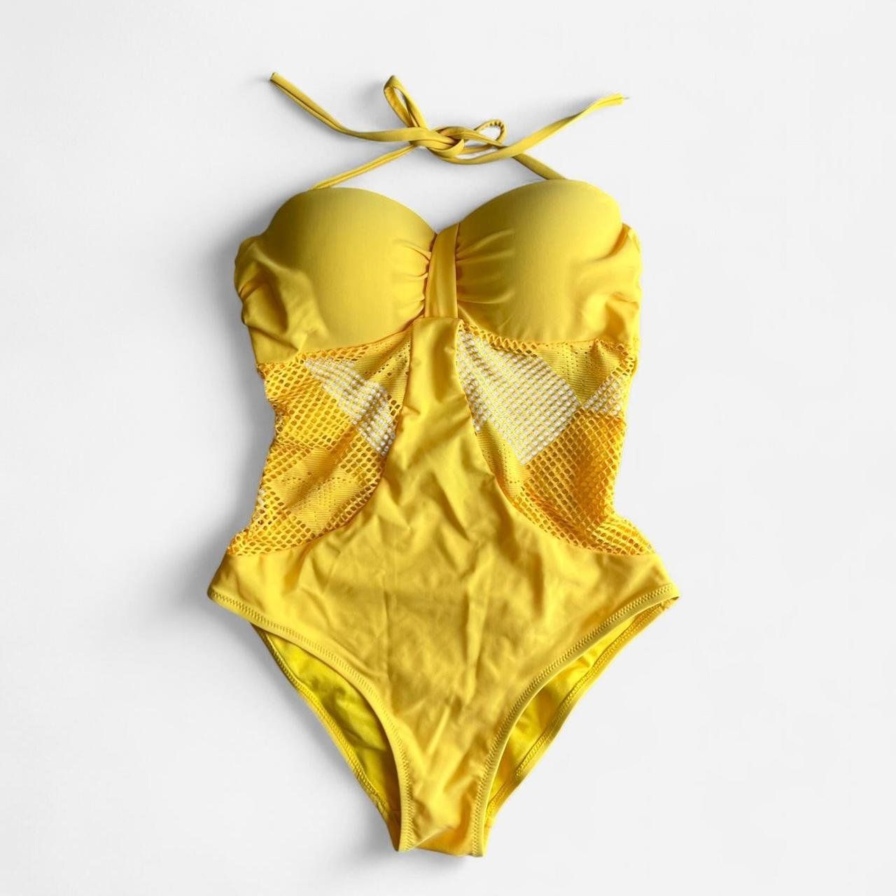 Maillots de bain & Bikinis: Badeanzug gelb Netz Details – Neuf (Voir description) à Sion par mol_9tmp