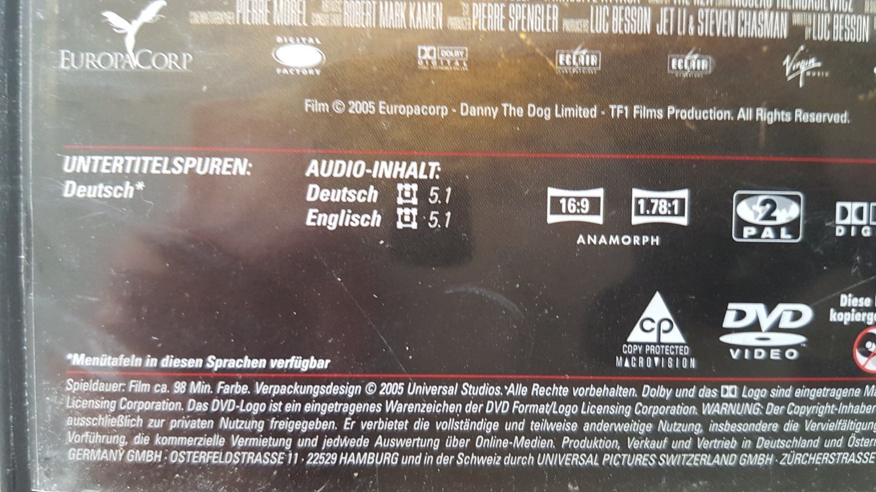 Tutti i DVDs: DVD Unleashed - Entfesselt – Usato da Oetwil am See venduto da fineli2 1