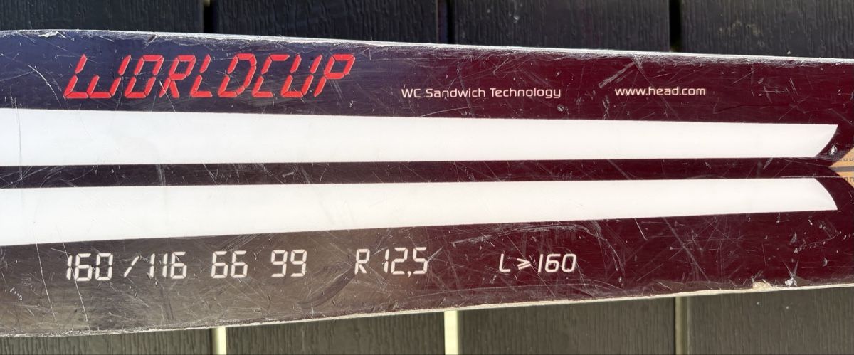 Head Skis: Head Worldcup Ski, Länge 160 cm inkl. Bindung – Gebraucht aus Lenzburg von freechim 3