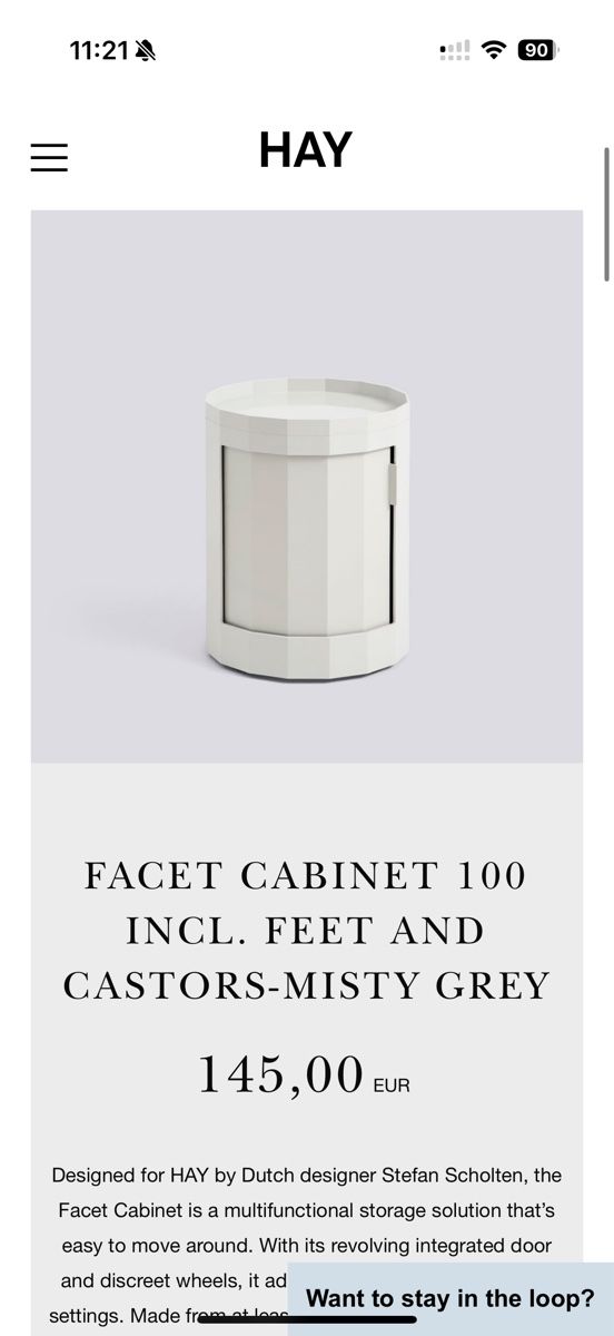 Banconi: Hay Facet Cabinet 100 – Nuovo (secondo la descrizione) da Lausanne venduto da ElVinche 3
