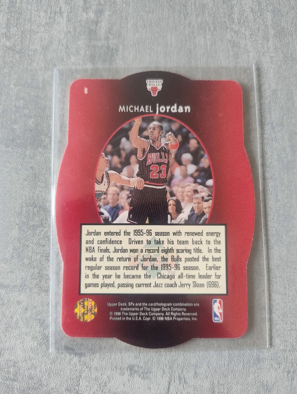 Nba Carte collezionabili: NBA 1996 SPx 8 MICHAEL JORDAN – Nuovo (secondo la descrizione) da Martigny venduto da jul_7s5x 2