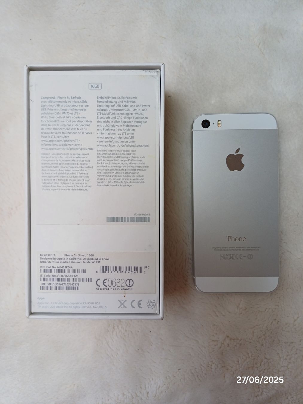 Apple Portables: Iphone 5s – D'occasion à Würenlos par Abracadabra26 2