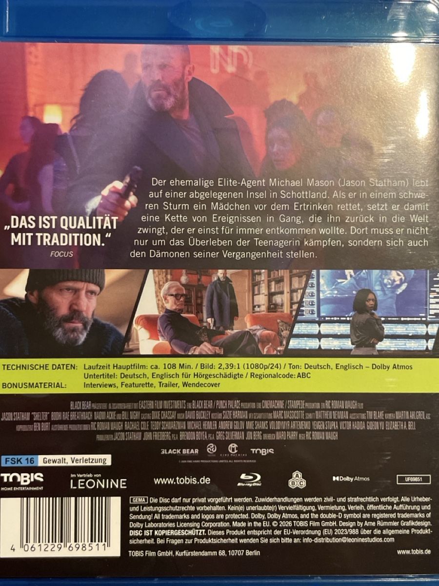Tutti i DVDs: Shelter (2026) – Nuovo (secondo la descrizione) da Waldenburg venduto da Gonzo8 1