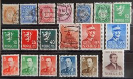 Norwegen Lot mit alten Werten I