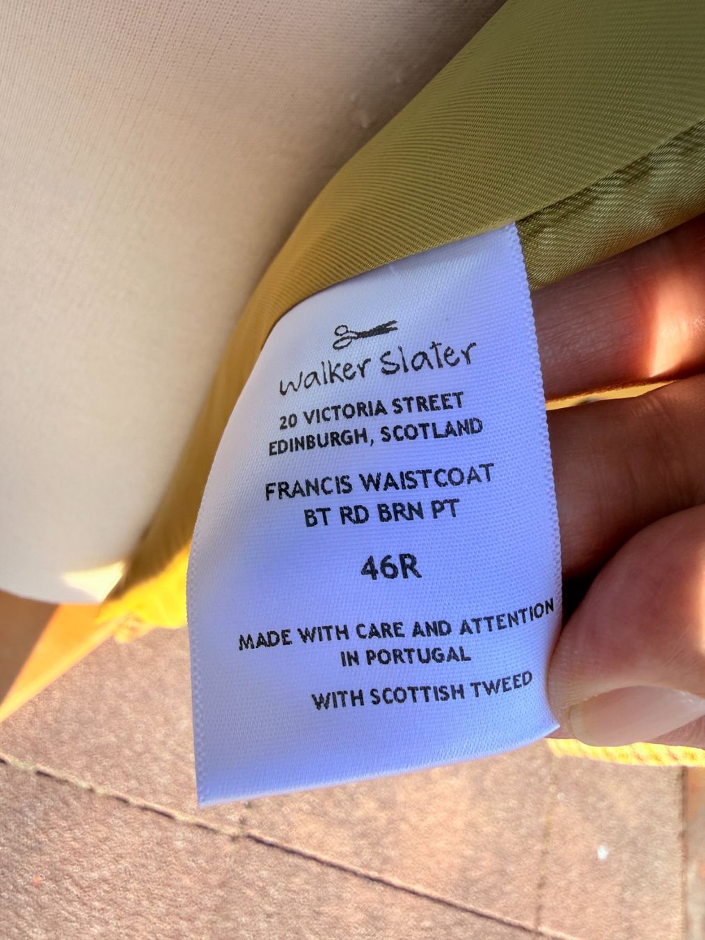Gilet & Giacche: Gilet tweed Walter Slater – Usato da Le Cerneux-Veusil venduto da Maraud01 2