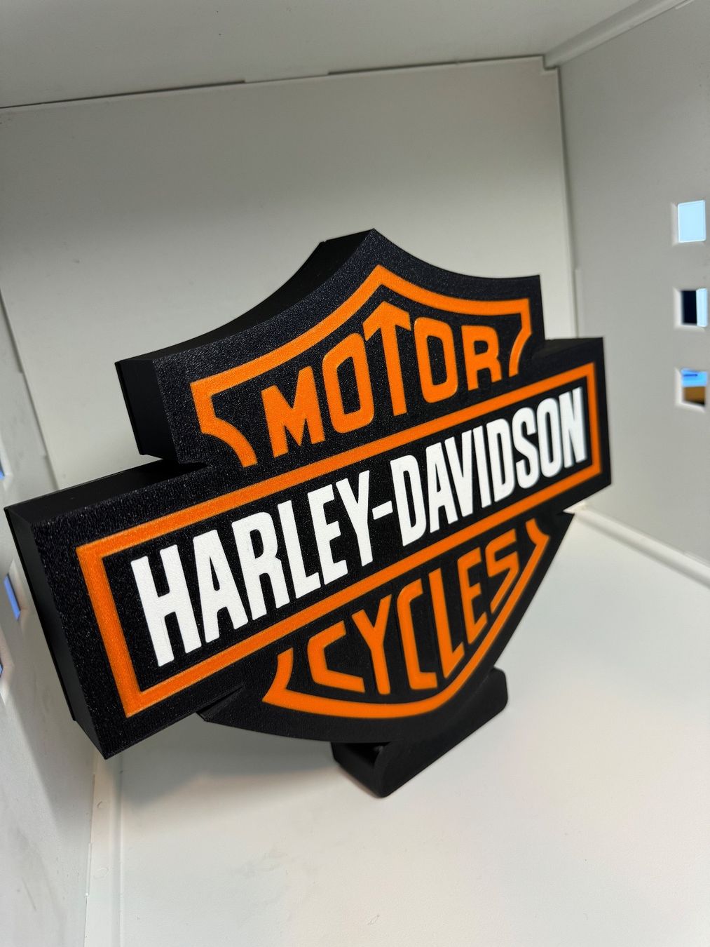 Lampen: Lightbox lumière led Harley Davidson – Neu (gemäss Beschreibung) aus Vicques von PAMB3D