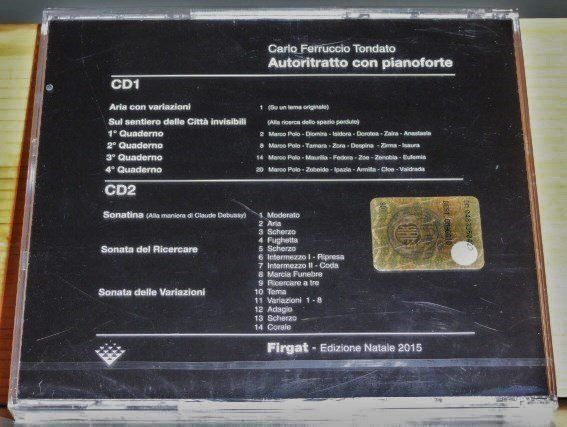 CDs: Carlo Ferruccio Tondato - Autoritratto con pianoforte – Gebraucht aus Unterbäch von niquz 1