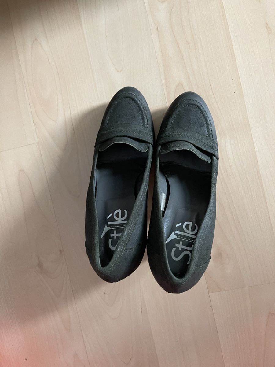 Damenschuhe: Stilè Pumps wald-grün Velour 37 – Neu und originalverpackt aus Dietikon von Nieselchen 3