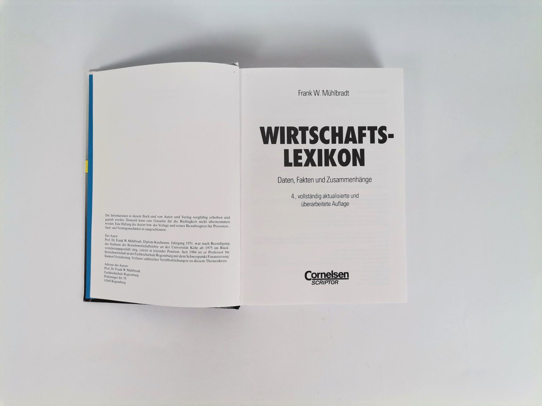 Libri: CORNSELSEN Buch Wirtschaftslexikon – Usato da Schaffhausen venduto da Restwert_SH 5
