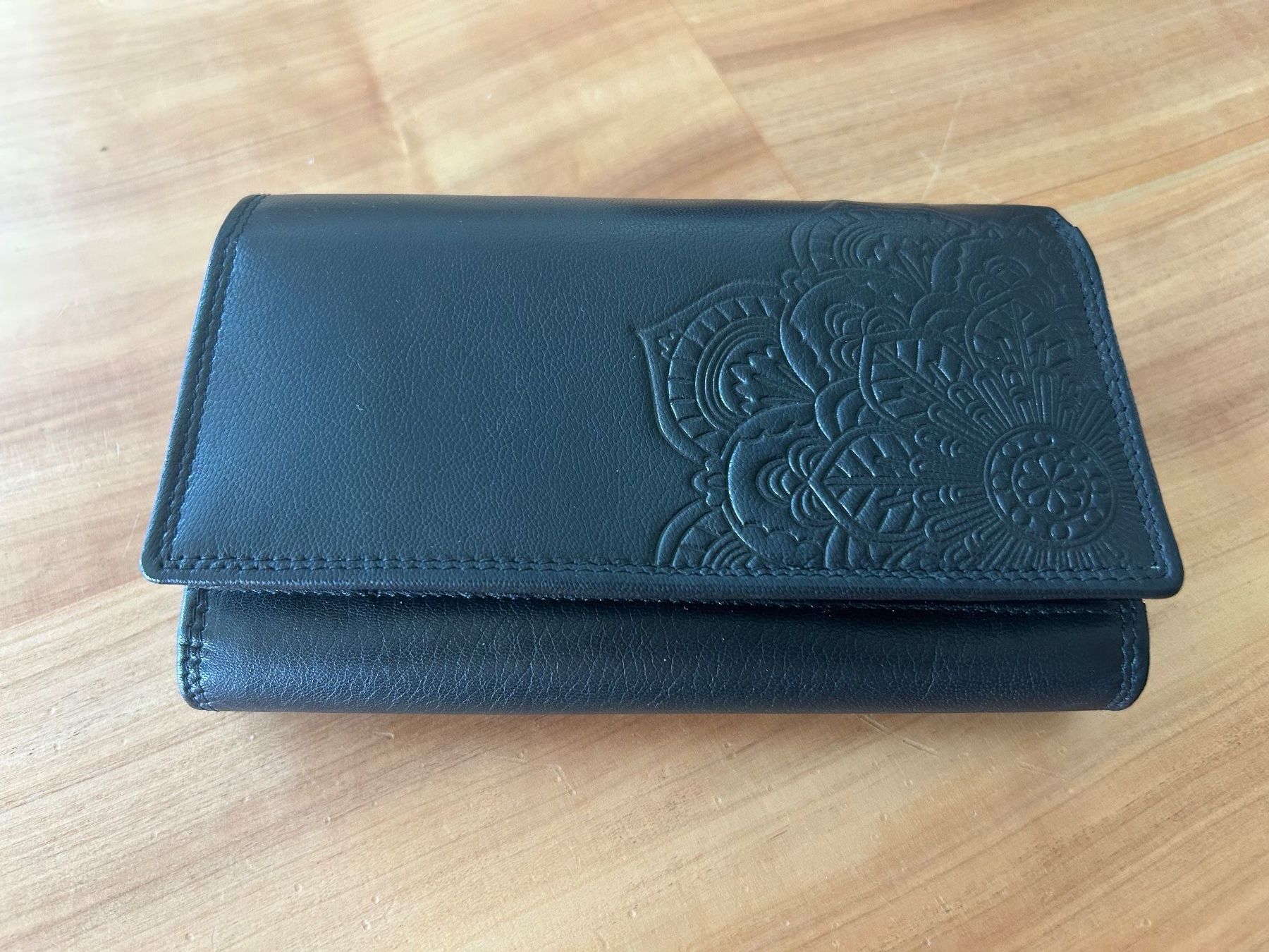 Portemonnaie: Geldbörse Leder Schwarz  Neu – Neu und originalverpackt aus Kaltbrunn von lagone1