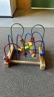 Motorikschleife Holz, Lernspielzeug Baby