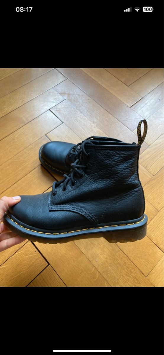 Dr. Martens Herrenschuhe: Schwarze Dr. Martens Boots, Grösse 38 – Neu (gemäss Beschreibung) aus Basel von Lizzy_01