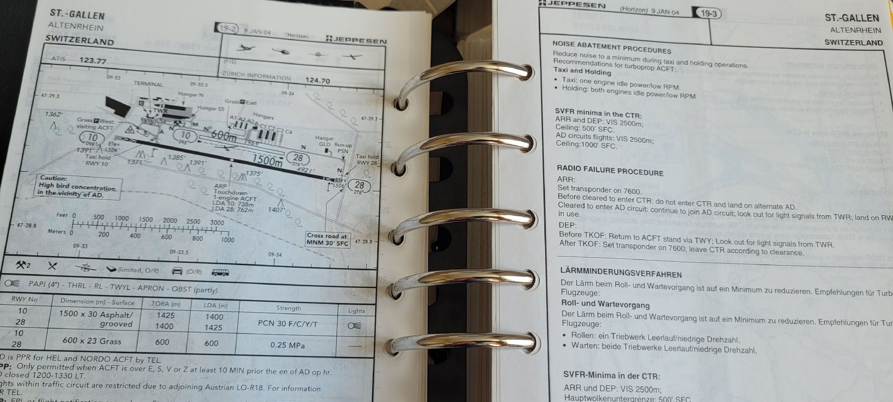 Bücher: 6 Jeppesen Ordner mit Flugnavigationskarten – Gebraucht aus Mastrils von csbeko 5