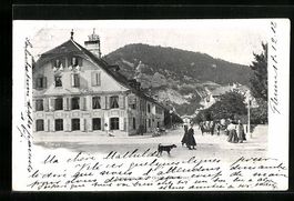 AK Fleurier, Avenue de la Gare, 1902